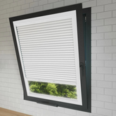 French Door Patio Window Cellular Shades Add on Shades No Drill Adhesive Blinds Model Q16A for 11mm Frame Depth